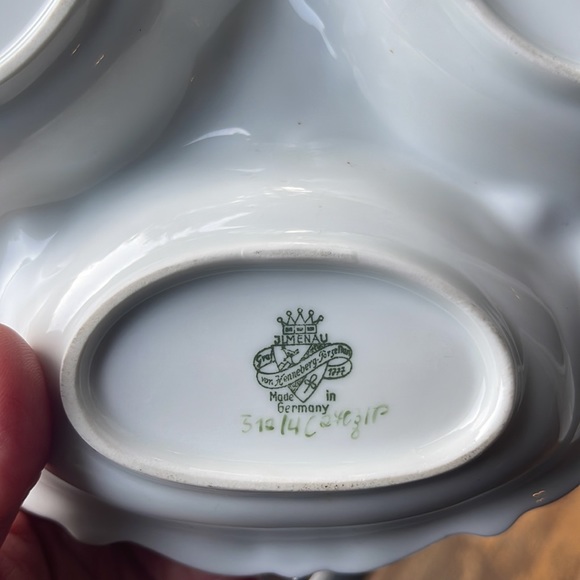 Jlmenau Graf Von Henneberg 3 Tiered Trinket Dish - serving dish - replacement - Picture 5 of 5